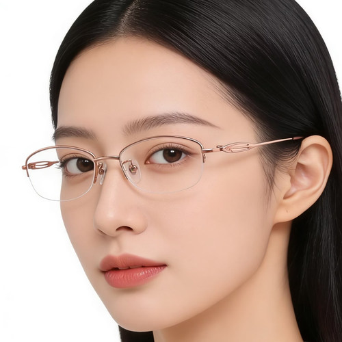 高度数近视眼镜框女小