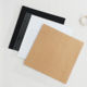 黑卡牛皮纸 插页式 适用于店内方形PP袋相册 小PP袋替换内页 拙木