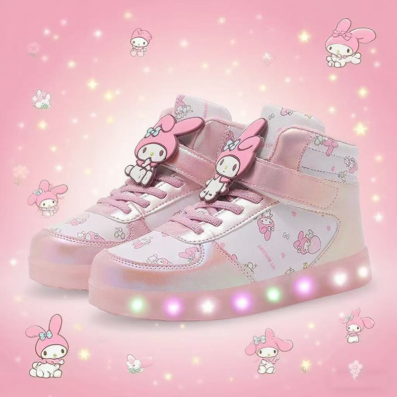 外贸春秋儿童卡通美乐蒂酷洛米玉桂狗闪灯运动休闲鞋女童防滑网面,童鞋/婴儿鞋/亲子鞋,运动鞋,淘宝优惠券,粉丝福利购,淘宝优惠卷