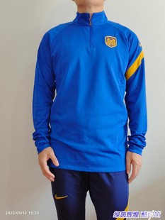 CT5765正品球员版中超NIKE耐克足球训练服半拉链套头加绒运动卫衣