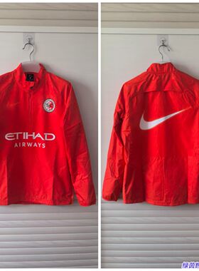 CI4721正品耐克NIKE半拉链球员版DIY足球训练服鲨鱼皮梭织风雨衣