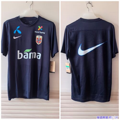 BV6709耐克NIKE足球比赛服DIY哈兰德挪威法国训练短袖T恤IB8640