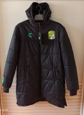 charly足球训练冬季连帽棉衣休闲运动训练棉服外套