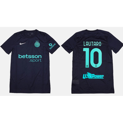BV6709正品耐克NIKE国际米兰足球训练比赛服DIY短袖速干T恤IB8640