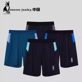 SJ26A07运动潮牌soccer junky五分裤休闲透气足球狗针织训练短裤