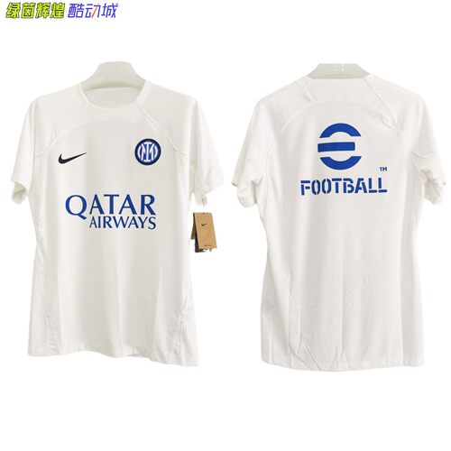 DR0668耐克NIKE ADV球衣DIY足球训练服国际米兰国米短袖运动T恤