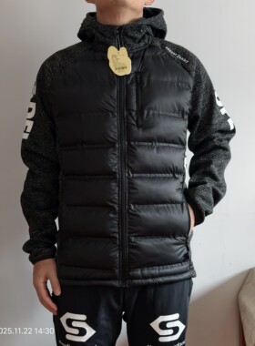 SJ25D30足球狗soccer junky冬季连帽棉衣休闲运动训练棉服外套