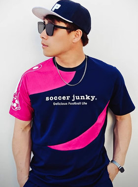 SJ25803足球狗正品SOCCERJUNKY月光休闲短袖圆领运动T恤