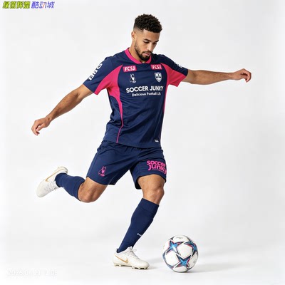 SJ26903足球狗soccer junky锋速圆领休闲T恤足球运动短袖训练服