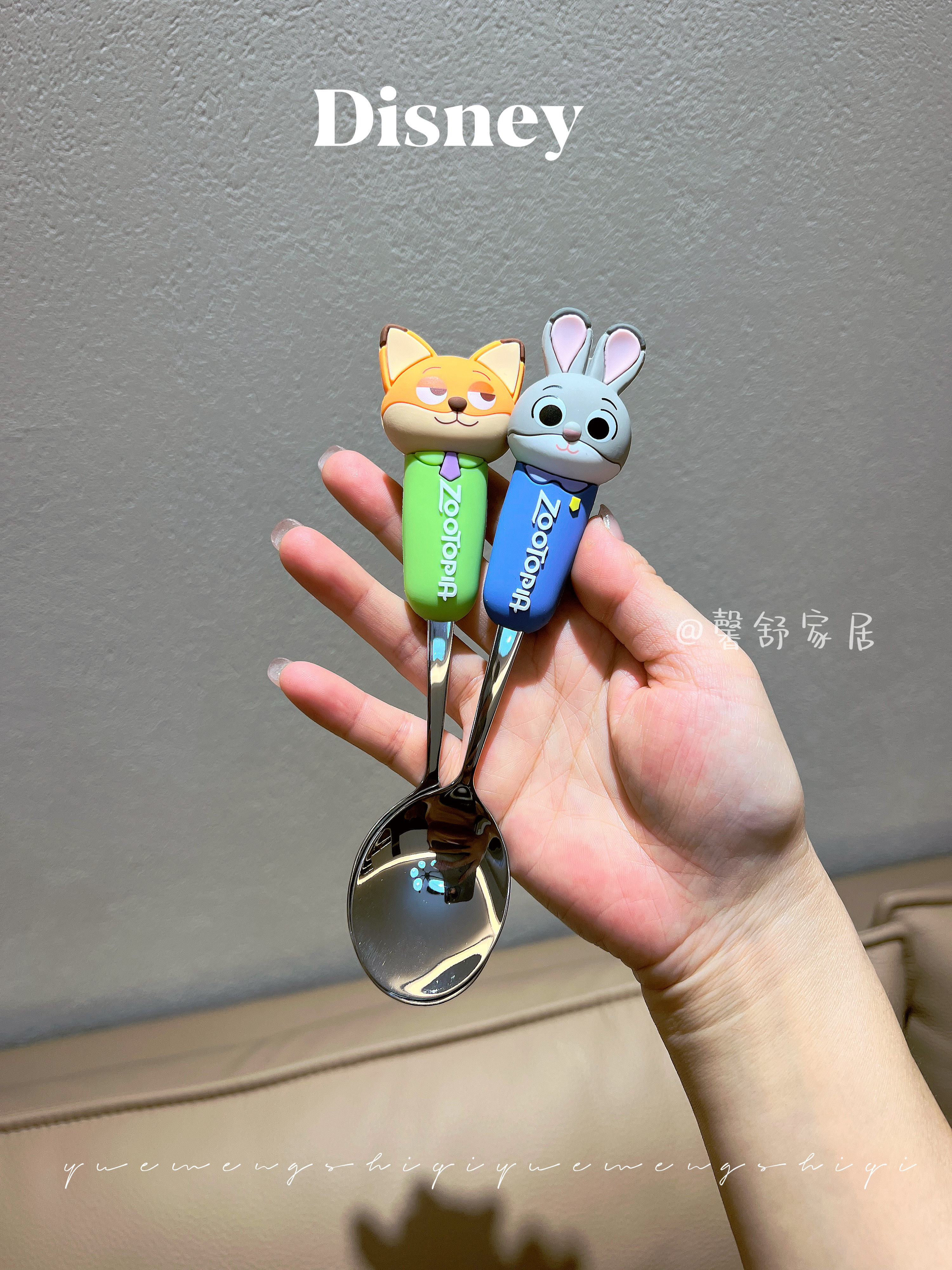 疯狂动物城朱迪304不锈钢饭勺