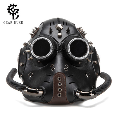 正品欧洲中世纪瘟疫医生面具复古暗黑乌鸦头套万圣节恐怖