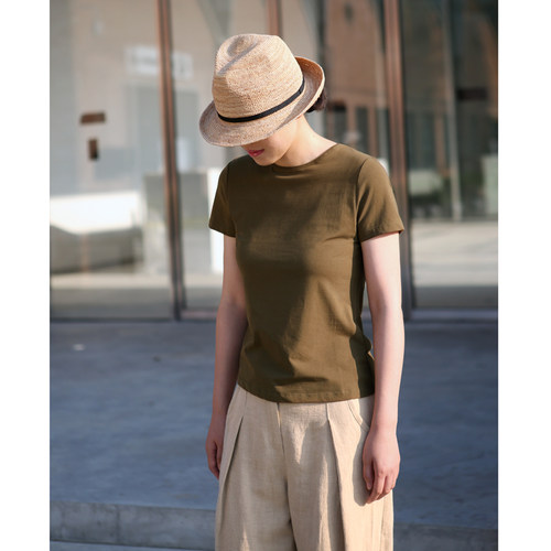 春夏贴身打底衫休闲百搭短袖T恤