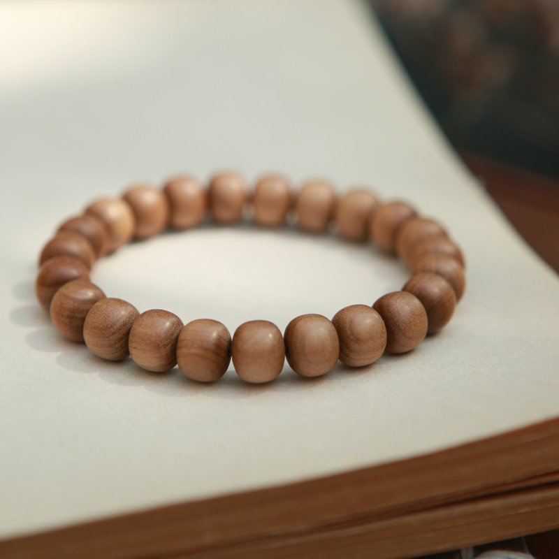 印度迈索尔老山檀老料木珠手串