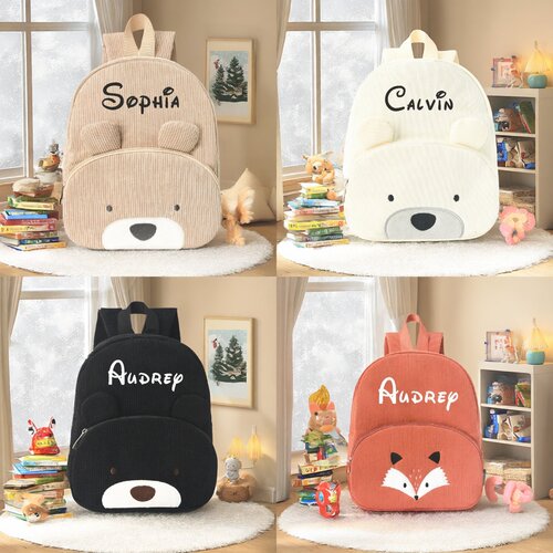 Personalized Kids Backpack 定制儿童礼物卡通双肩包小学生书包