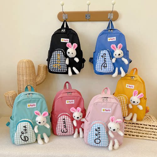 Custom Small Backpack 定制放丢失背包儿童个性化礼物幼儿园书包