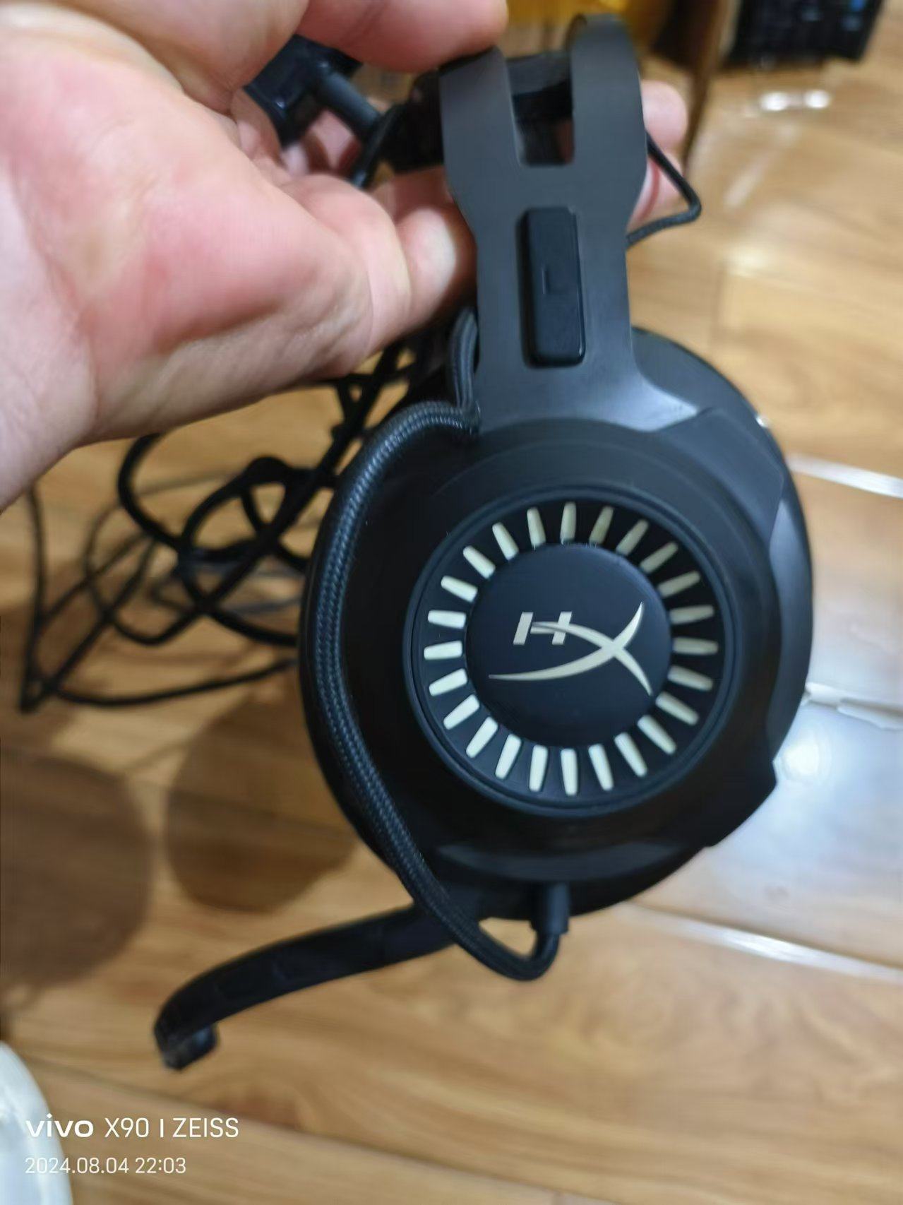 金士顿HYPERX黑鹰头戴式耳机降噪吃鸡CSGO电竞游戏7.1声道杜比