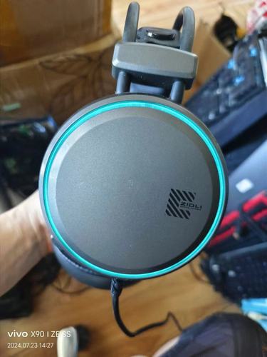 正品磁动力ZH8耳机网吧网咖电竞游戏有线头戴式短麦耳麦7.1声道