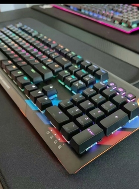 达尔优机械键盘ck566插拔红外青轴光轴网吧电竞防水电脑游戏有线