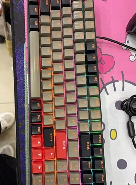 22年正品达尔优ck5100光轴插拔轴拼色机械键盘电竞游戏有线键盘