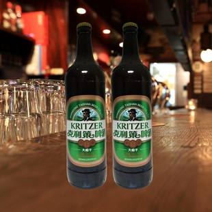 泰山啤酒生产克利策大超干干啤经典720ml大瓶低脂低糖低热小麦芽