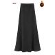 骊枥·LL6623 柔软针织半身裙女秋冬高腰A字鱼尾裙显瘦加绒长裙