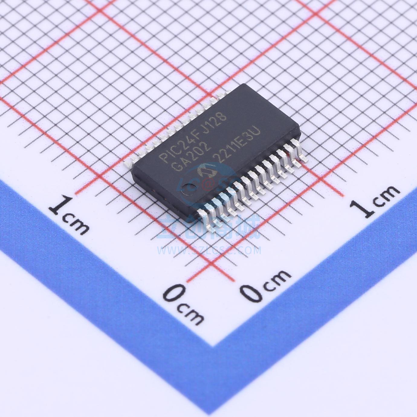 单片机 PIC24FJ128GA202-I/SS SSOP-28 MICROCHIP(美国微芯)