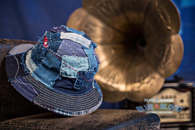 BLUE BLOOD原创设计拼布蓝染布boro渔夫帽 indigo Fisherman hat|ruв категории Аксессуары, шляпа - от Buy2taobao.com для оказания профессиональной услуги покупки агента Taobao