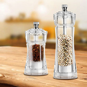 研磨器胡椒海盐调料研磨瓶手动花椒芝麻黑胡椒粉手拧家用磨粉瓶