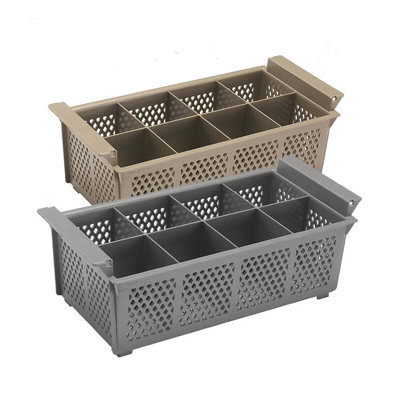 刀叉盘餐具筛沥水收纳篮刀叉勺子调羹筷子杯子收纳篮8格食品级PP,餐饮具,餐具笼/架,淘宝优惠券,粉丝福利购,淘宝优惠卷