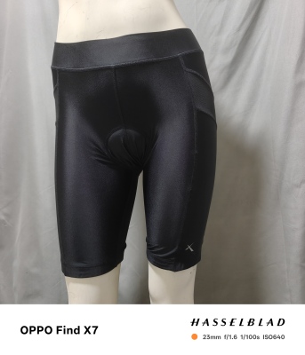 d385欧洲 mrp sport 女款CoolMax 银纤维衬垫侧透气设计骑行短裤