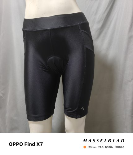 d385欧洲 mrp sport 女款CoolMax 银纤维衬垫侧透气设计骑行短裤