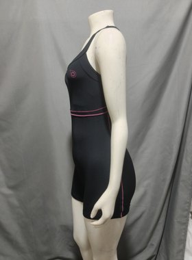 d293德国bikeo女铁人三项骑车游泳跑步带胸托铁三服背带骑行裤