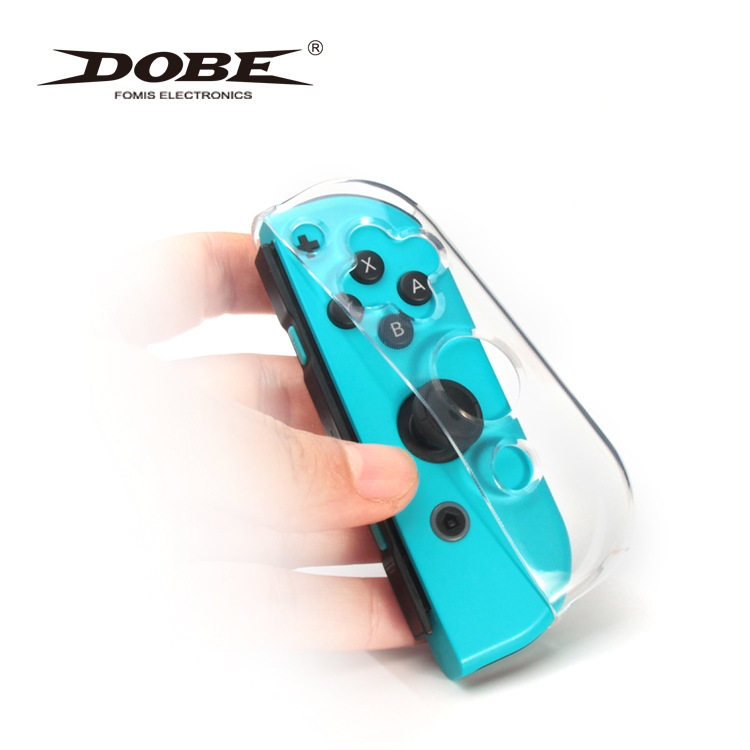 DOBE亚马逊Switch手柄硅胶套TPU透明2个装Joy-con小手柄保护套