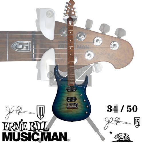 Musicman JP15 BFR JOHN PETRUCCI 巴厘岛渐变蓝絮纹 雀眼烤枫木