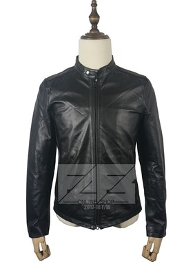 日单 机车 羊皮 羊革 641 single rider lamb leather jacket M号