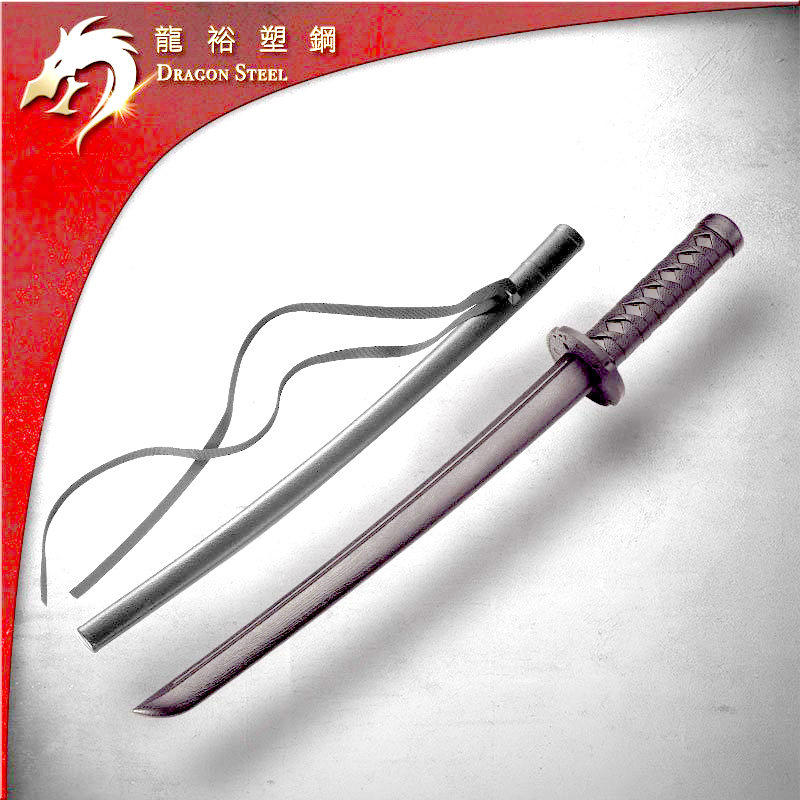 台湾龙裕木纹小武士忍者练习刀