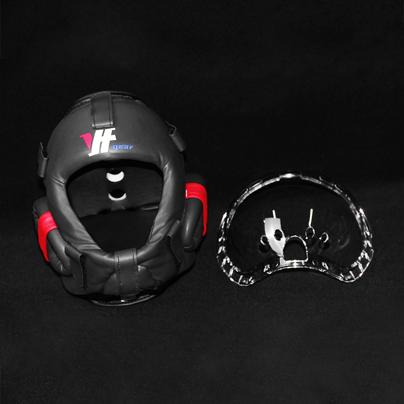 龙裕格斗头盔带防护面罩