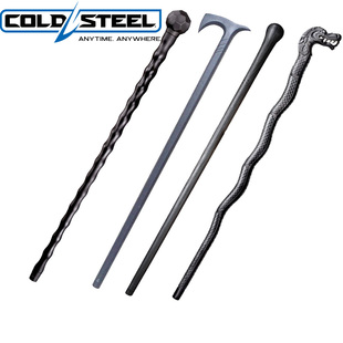 美国冷钢ColdSteel塑钢手杖祖鲁手杖/斧形徙步手杖/龙头手杖/防身