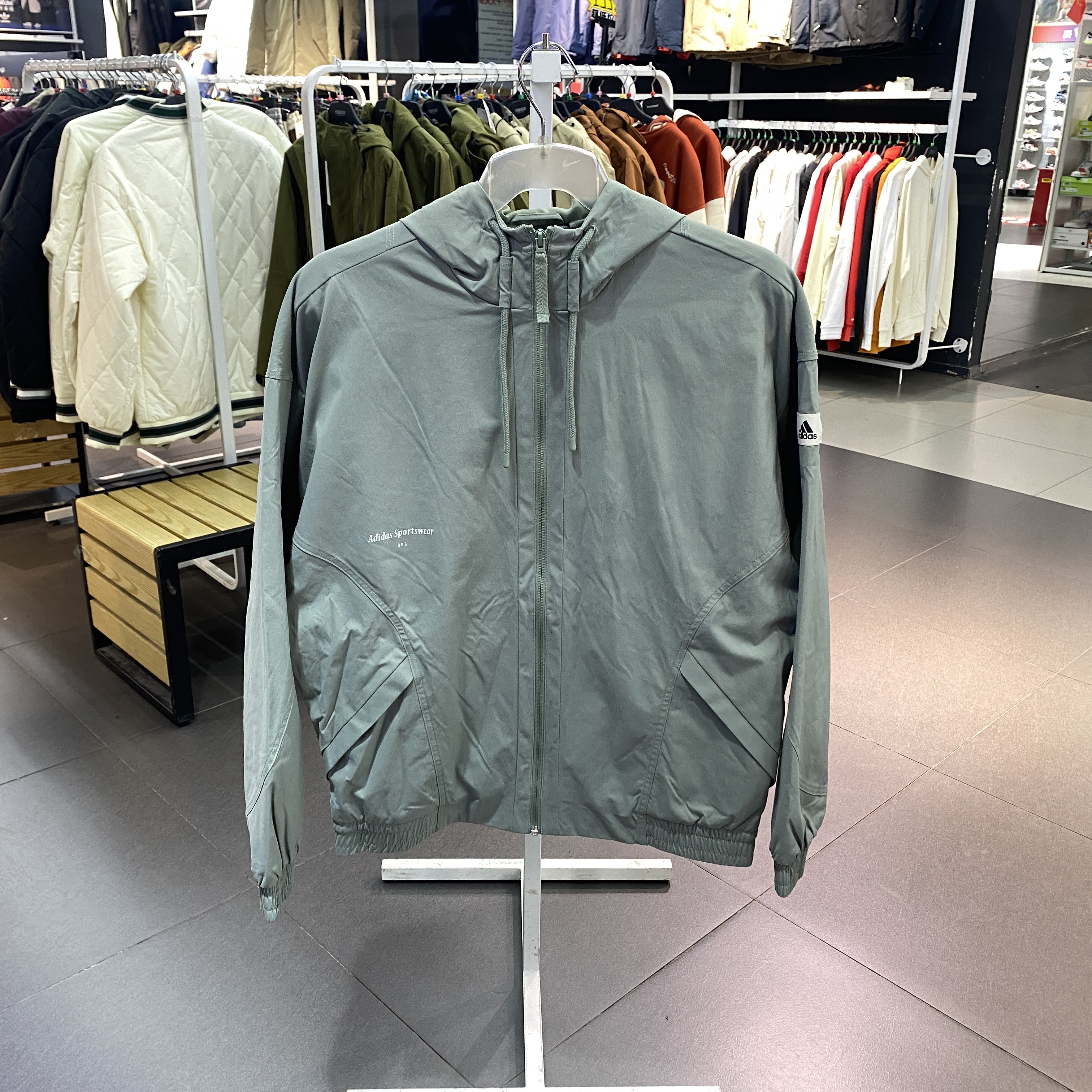 Adidas/阿迪达斯男子春秋款防风加绒保暖运动夹克外套IP4981