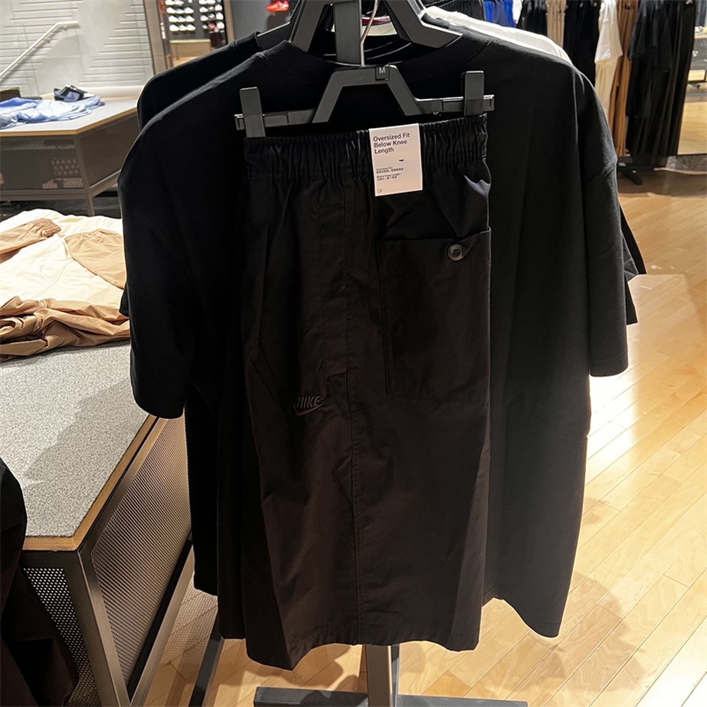 耐克男子纯棉超宽松短裤夏季新款梭织刺绣运动裤NIKEHJ2541