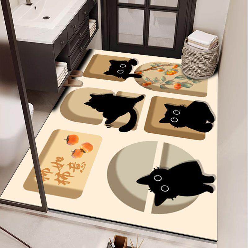 浴室吸水地垫卫生间厕所门口洗簌台下厨房耐脏免洗防滑垫卧室脚垫
