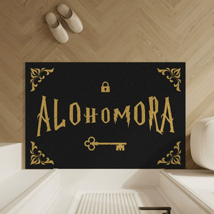 哈利波特进门丝圈脚垫可裁剪玄关入户门地垫大门口耐磨地毯耐脏