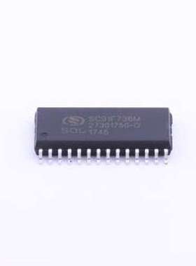 SC91F736M28U 单片机(MCU/MPU/SOC) SC91F736M28U SOP-28-300mil