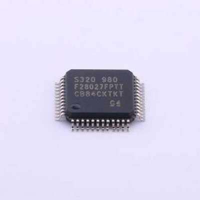 TMS320F28027FPTT 单片机(MCU/MPU/SOC) 具有 60MHz 频率、64KB