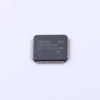 TMS320F28033PAGT 单片机(MCU/MPU/SOC) 具有 60MHz 频率、64KB