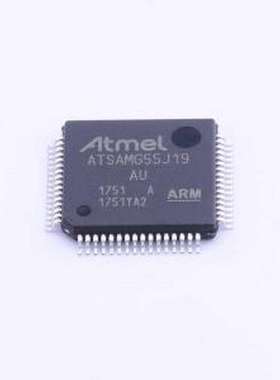 ATSAMG55J19A-AU 单片机(MCU/MPU/SOC) ATSAMG55J19A-AU LQFP-64(