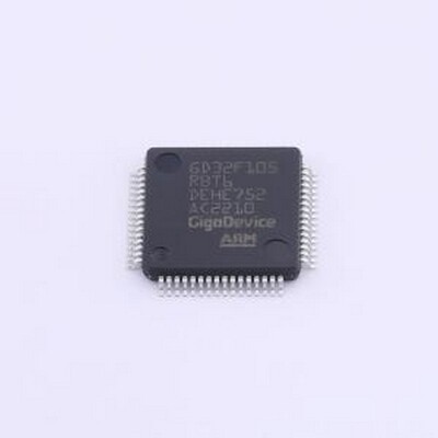 GD32F105RBT6 单片机(MCU/MPU/SOC) GD32F105RBT6 LQFP-64(10x10)