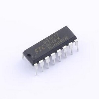 STC8G1K17-38I-DIP16 单片机(MCU/MPU/SOC) STC8G1K17-38I-DIP16