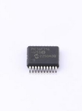 PIC16F716-I/SS 单片机(MCU/MPU/SOC) PIC16F716-I/SS SSOP-20-20