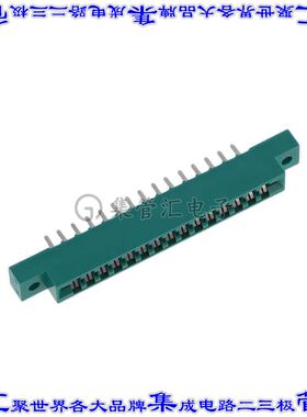 306-015-520-102 卡边缘连接器30POS母头2排3.96mm绿色镀金
